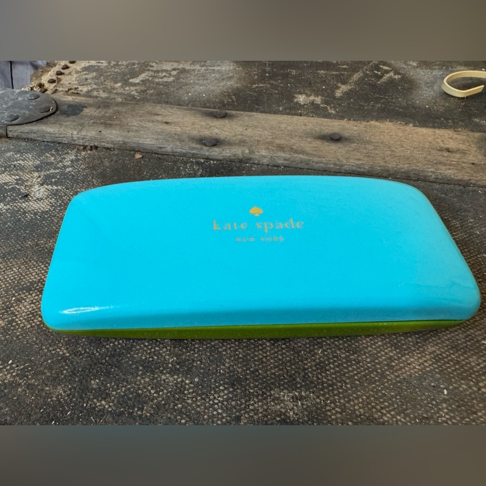 Kate Spade - Blue/Green Hard Shell Eyeglass Case